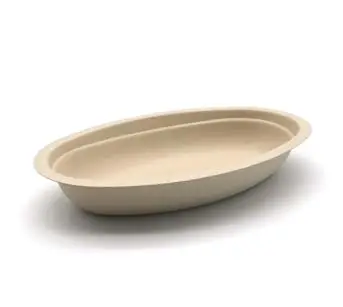 700 ml d'huile de canne à sucre résisante fibre de bagasse nourriture naturelle jetable pour aller grand bol de déjeuner carré profond