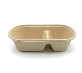 900 ml nouveau bol à salade à 2 compartiments avec couvercle,